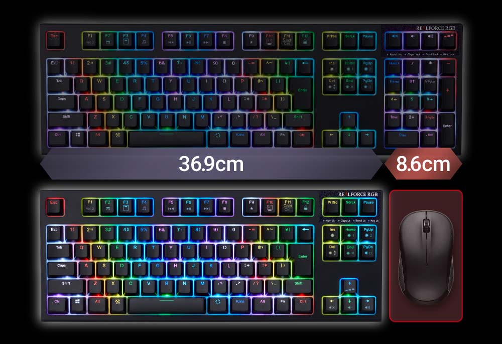 Product: REALFORCE RGB TKL | REALFORCE | Premium Keyboard, PBT