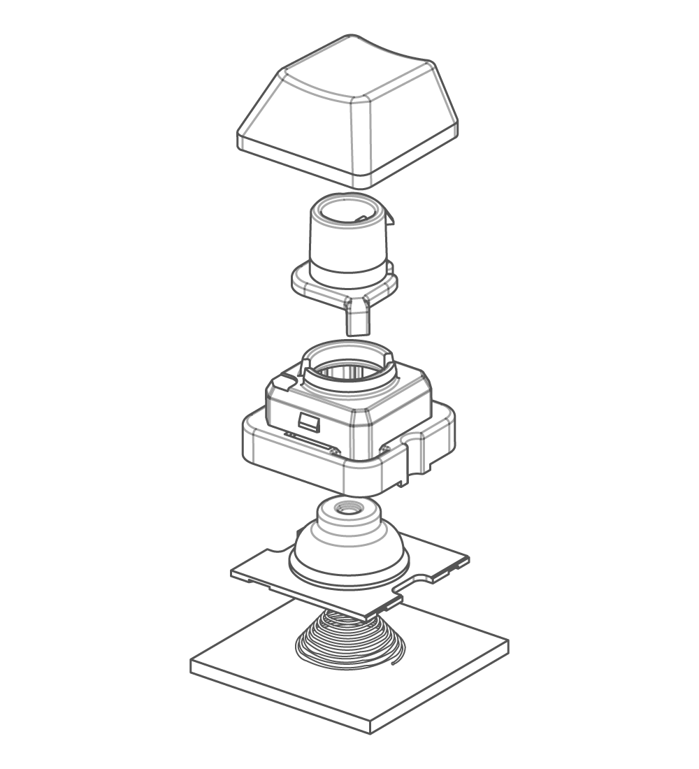 Topre Capacitive Key Switch