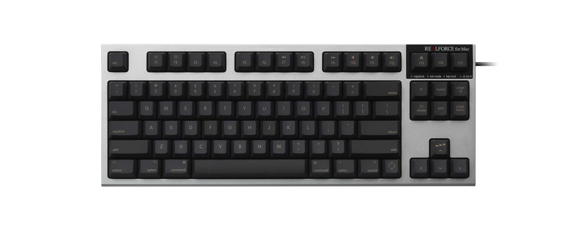 Products - REALFORCE TKL SA for Mac / R2TLSA-US4M-BK | REALFORCE