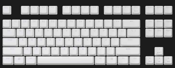 製品 : REALFORCE GX1 キーキャップセット | REALFORCE | 日本製