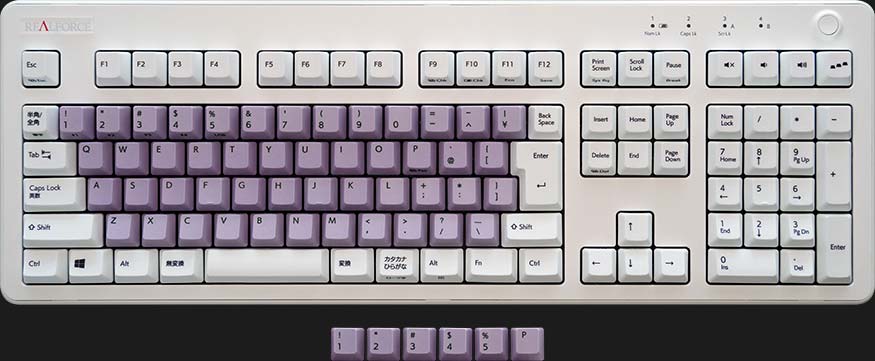 製品 : REALFORCE R3 / R3S カラーキーキャップセット 新色 | REALFORCE | 日本製プレミアムキーボードの最高峰