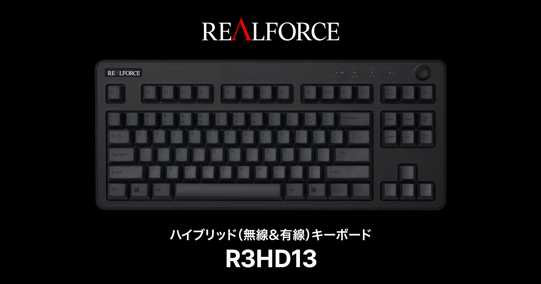 幸せなふたりに贈る結婚祝い R3 KEYBOARD リアルフォース R3HD13 / PC