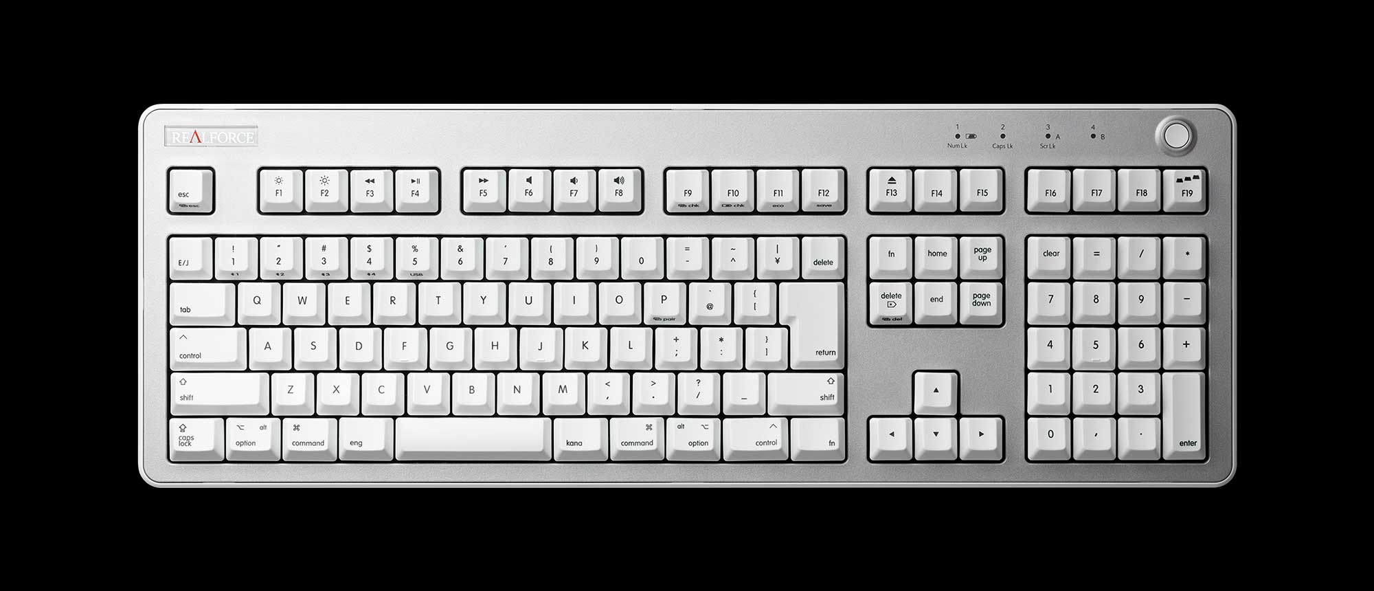 製品 : REALFORCE R3 キーボード Mac 配列 / R3HE21 | REALFORCE