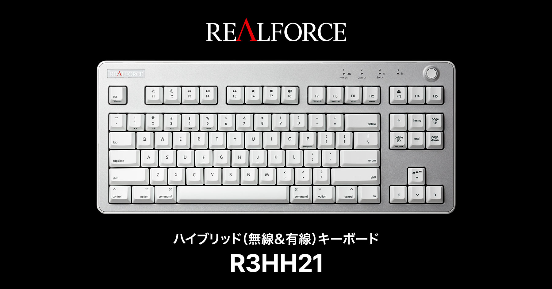 製品 : REALFORCE R3 キーボード Mac 配列 / R3HH21 | REALFORCE 