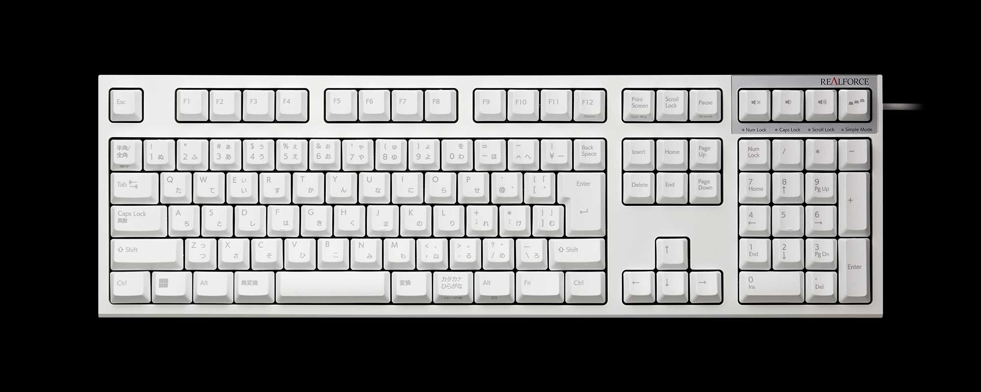 製品 : REALFORCE / R3SA21 | REALFORCE | 日本製プレミアムキーボード