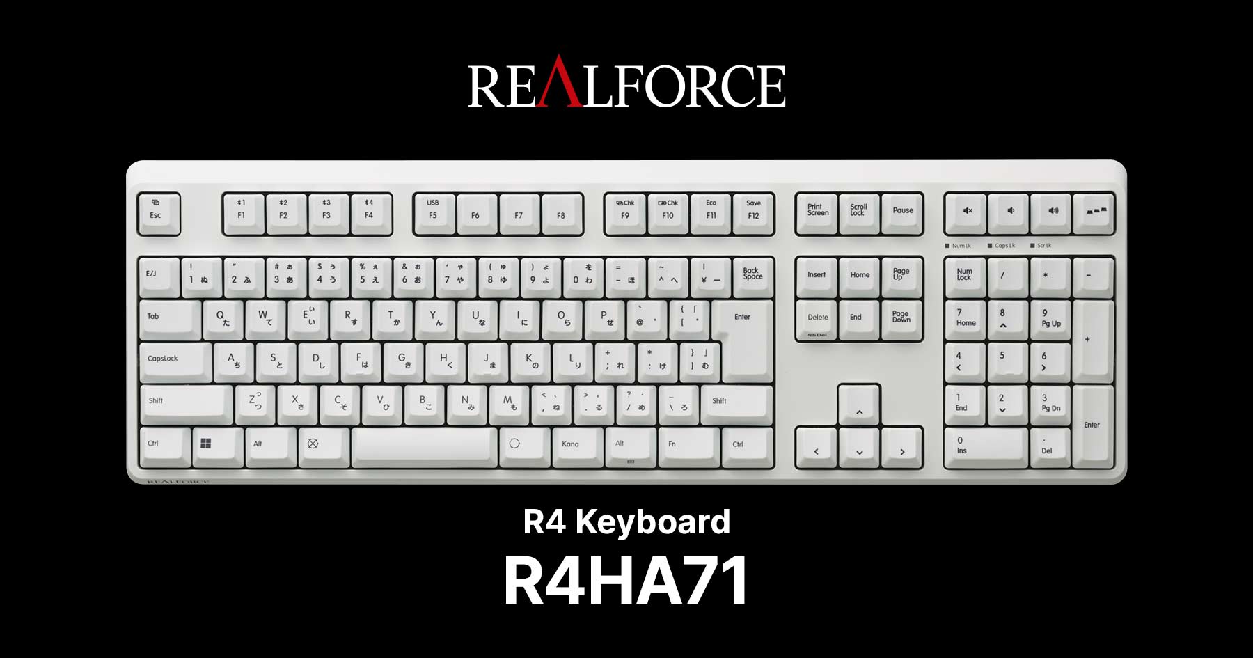 REALFORCE R4 キーボード 製品 - R4 キーボード | REALFORCE | 日本製プレミアムキーボードの最高峰