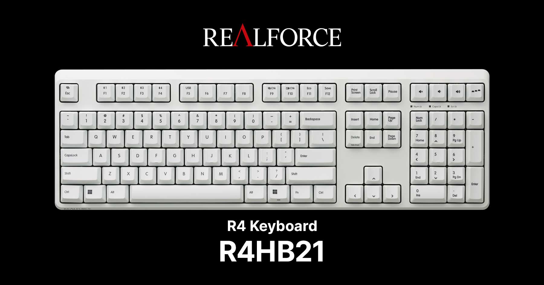 製品 : REALFORCE / R4HB21 | REALFORCE | 日本製プレミアムキーボード