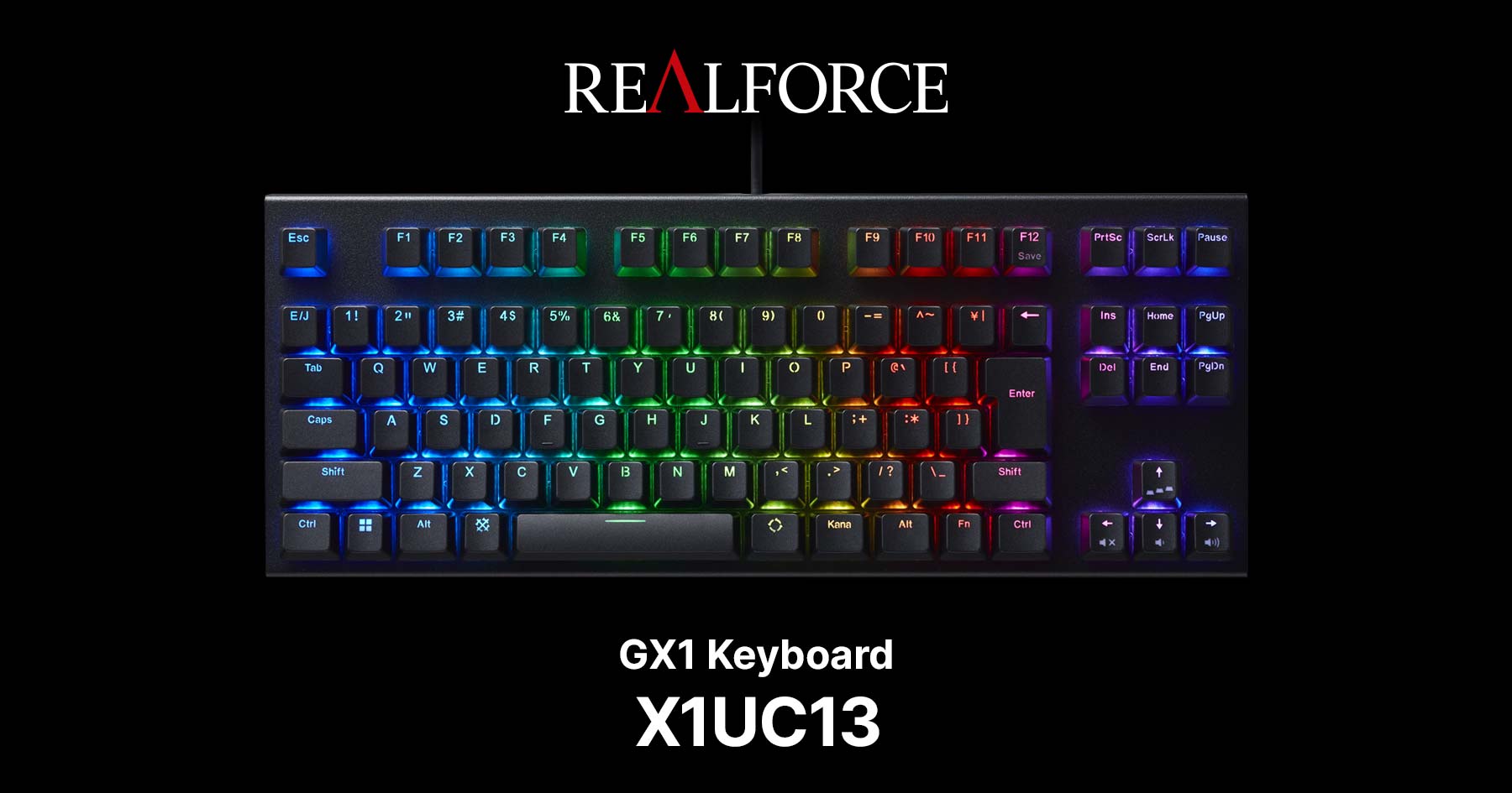 製品 : REALFORCE / X1UC13 | 日本製プレミアムキーボードの最高峰