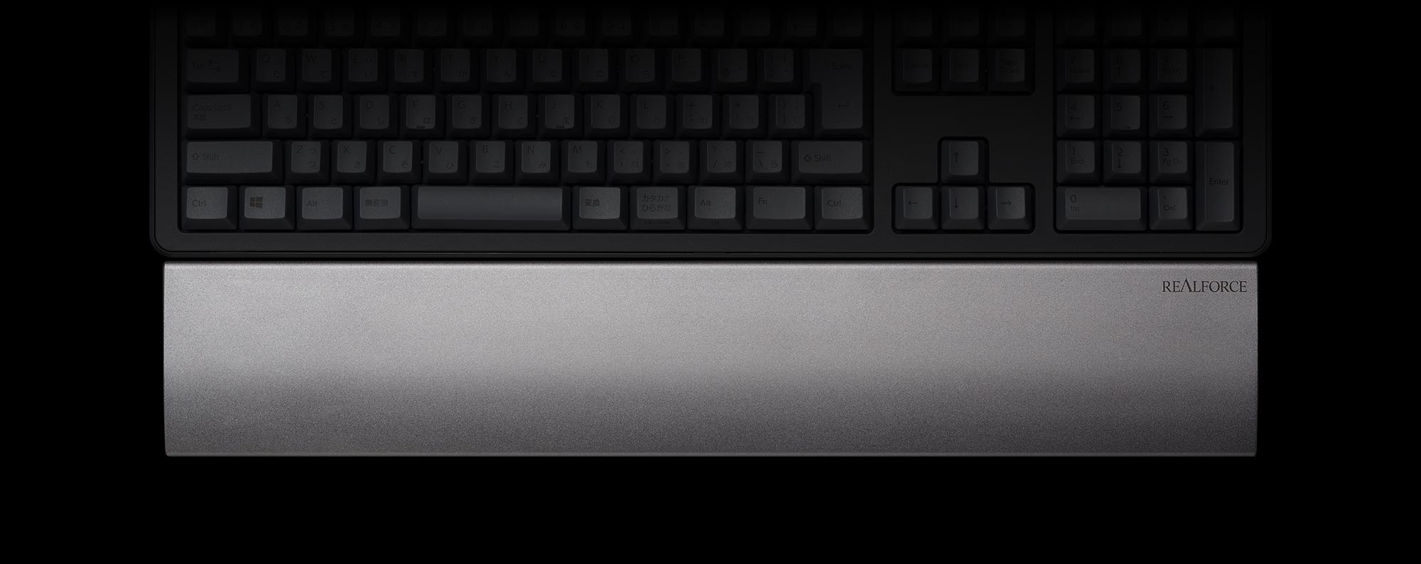 製品 : REALFORCE アルミ リストレスト | REALFORCE | 日本製