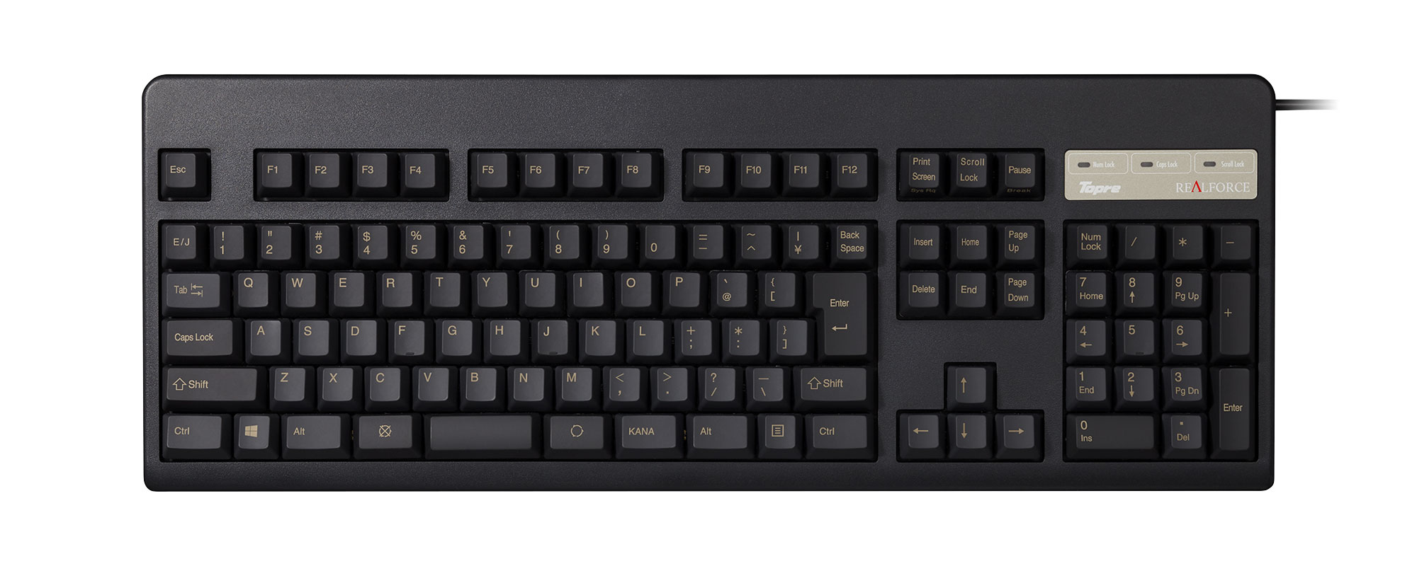 製品 : REALFORCE 108UBK | REALFORCE | 日本製プレミアムキーボードの