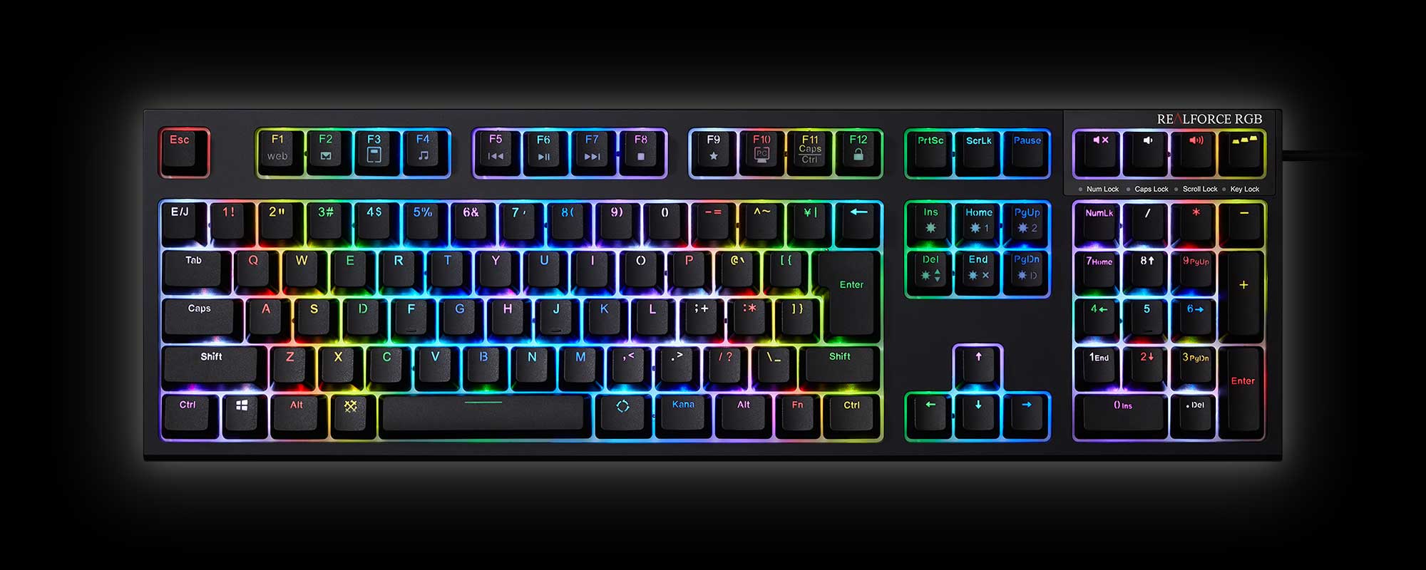 REALFORCE RGB 日本語配列 リアルフォース-