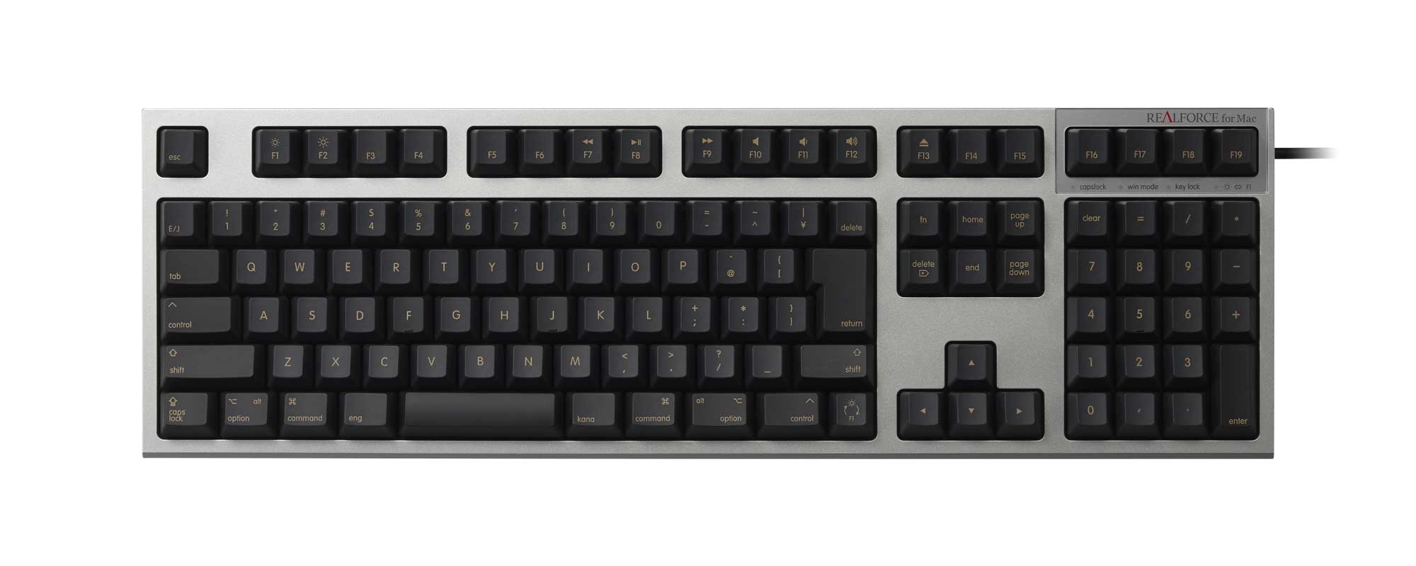 製品 : REALFORCE for Mac / R2-JPVM-BK | REALFORCE | 日本製 ...