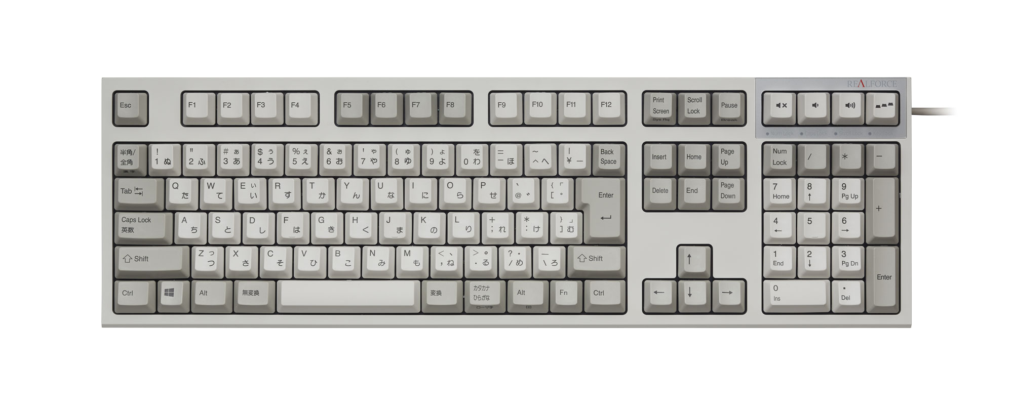 東プレ　R2A-JPV-IV　REALFORCE　リアルフォース　日本語配列