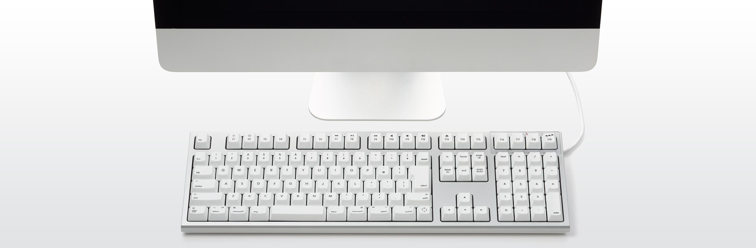 東プレ REALFORCE SA for Mac キーボード ホワイト R2SA-JP3M-WH