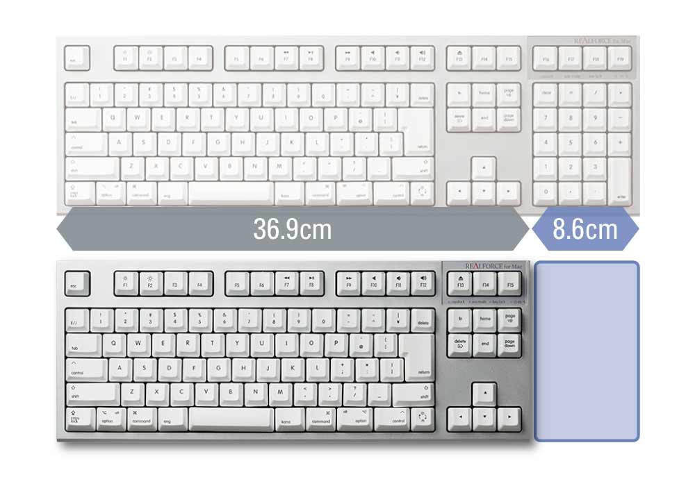 製品 : REALFORCE TKL for Mac / R2TL-JPVM-BK | REALFORCE