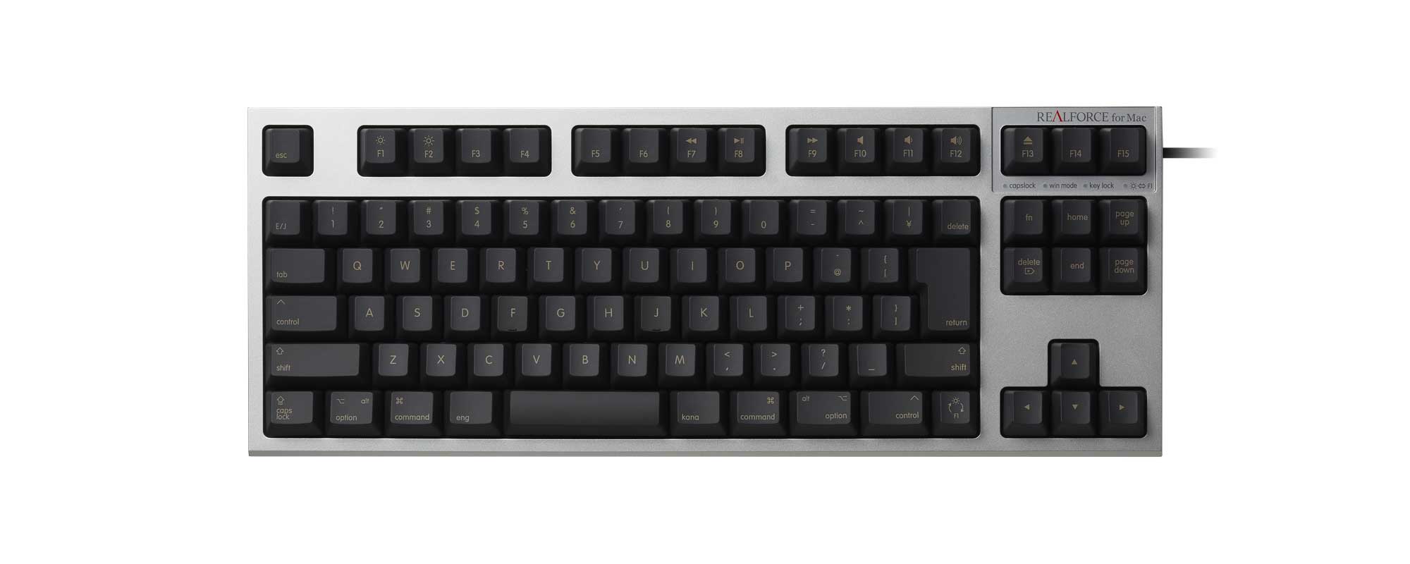 製品 : REALFORCE TKL for Mac / R2TL-JPVM-BK | REALFORCE | 日本製