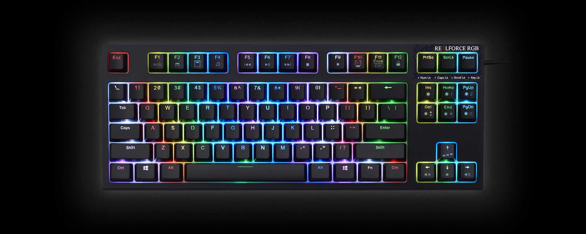 REALFORCE RGB R2TLA-US4G-BK | www.flyforreal.com