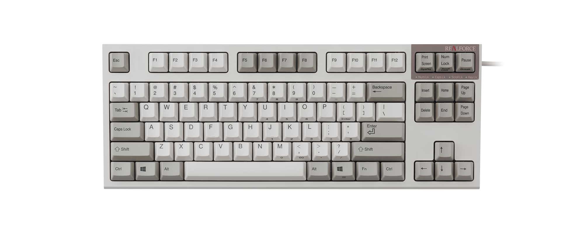 製品 : REALFORCE TKL S / R2TLS-US5-IV | REALFORCE | 日本製