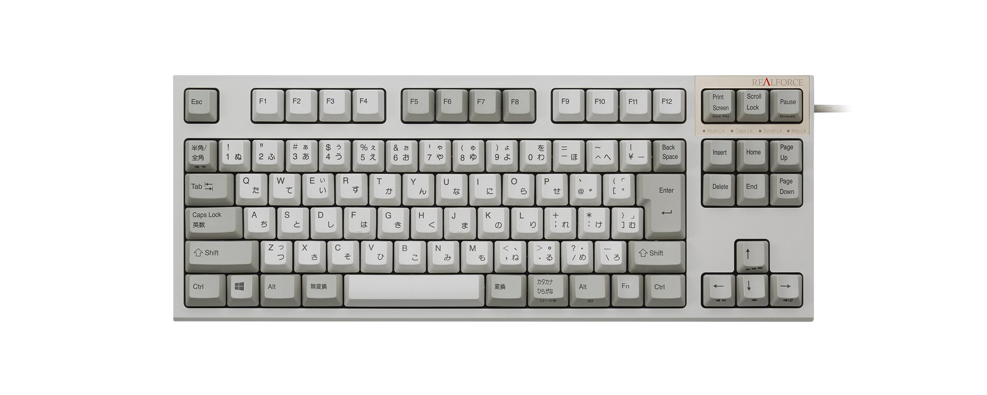 製品 : REALFORCE TKL SA / R2TLSA-JP3-IV | REALFORCE | 日本製