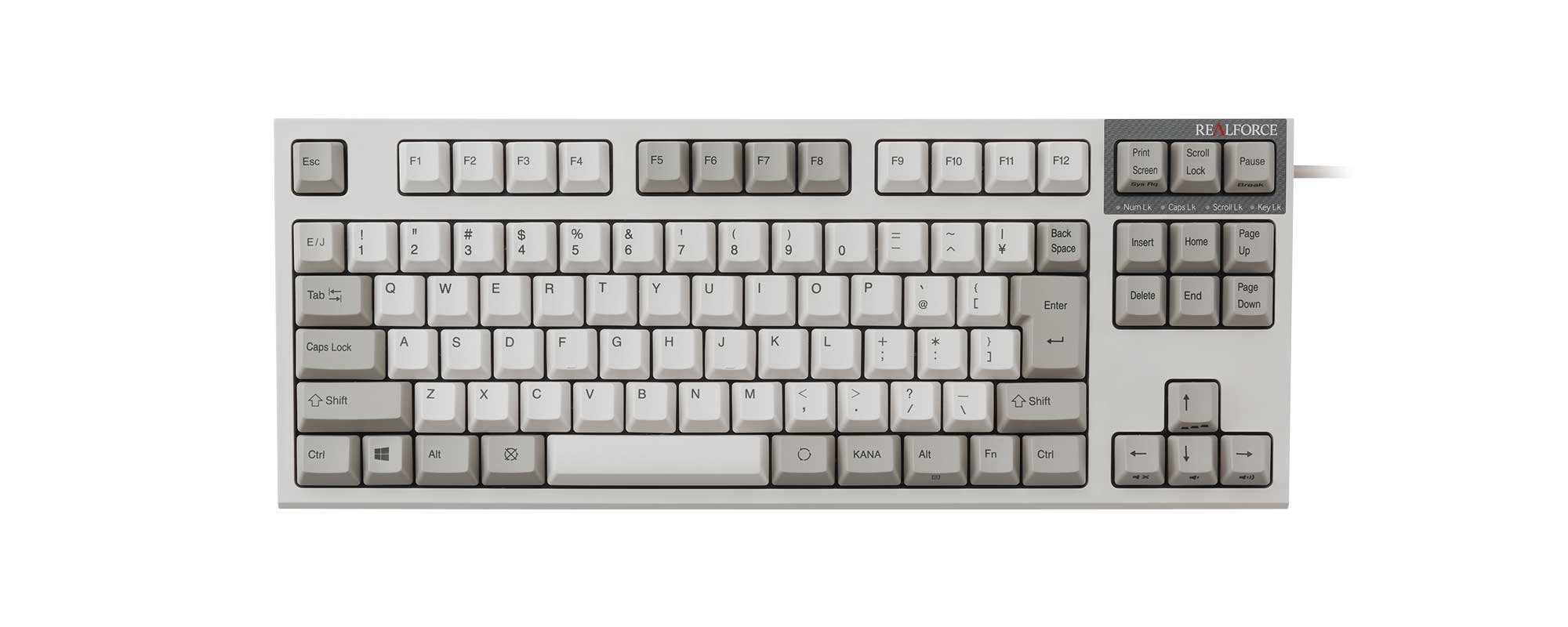 製品 : REALFORCE TKL SA / R2TLSA-JP4-IV | REALFORCE | 日本製 ...