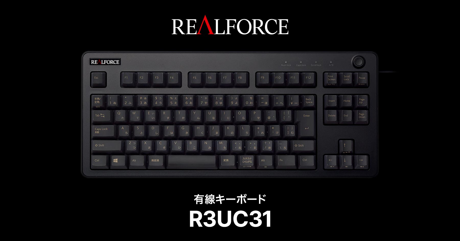 製品 : REALFORCE / R3UC31 | REALFORCE | 日本製プレミアムキーボード ...