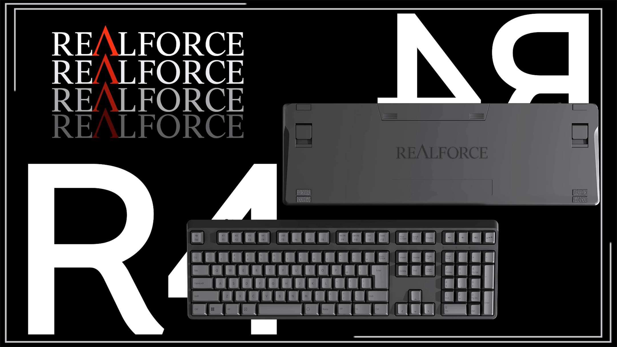REALFORCE R4 メカニカルキーボード ブラック 製品 - R4 キーボード | REALFORCE | 日本製プレミアム